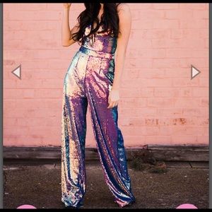 Southern Fried Chicks Cosmic Cowgirl Jumpsuit